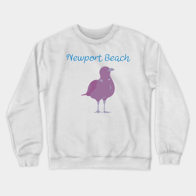 City Of Newport Beach Crewneck Sweatshirt by Booze & Letters